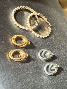 Stylish Earrings - 3 pairs