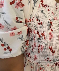 Floral Peplum Top