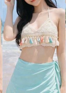 Boho Crochet Bikini Top