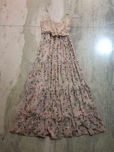 Boho Floral Tiered Maxi Dress