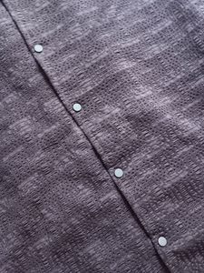 Zara Men's Textured Short Sleeve Shirt