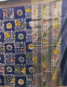 Batik Print Saree
