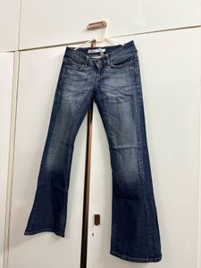 Women's Blue Flared Jeans