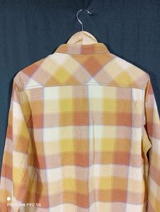 Yellow Multi Color Checks Shirt ( Men's)