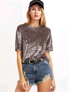 Lykkein Crushed Velvet T-shirt