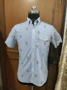 Men's Striped Short Sleeve Shirt