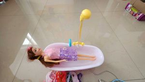 Doll Bath and Dress-Up Set