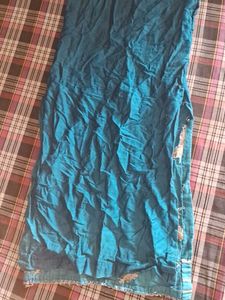 Teal Embroidered Kurta