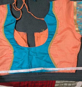Stylish Peach Ethnic Blouse