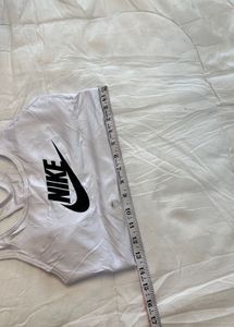 Nike White Sports Bra