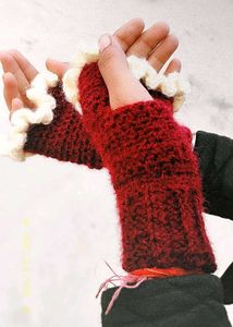 Handmade Crochet Fingerless Gloves