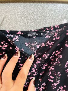 Floral Smocked Crop Top