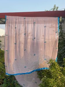 Embroidered Cotton Saree