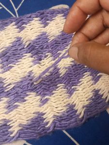 Handmade Houndstooth Scarf