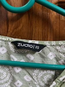 Stylish Green Printed Kurta