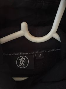 Gym King Cropped Hoodie