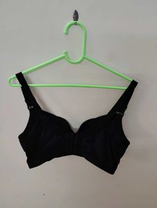 Elegant Black Lace Padded Bra