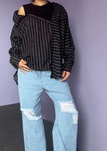 Striped Long Sleeve Top