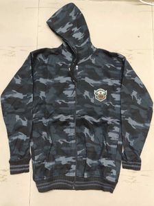 Camouflage Zip-Up Hoodie
