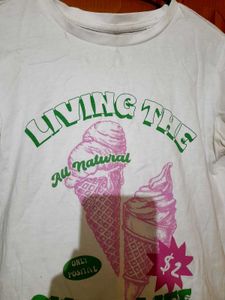 White Graphic T-Shirt
