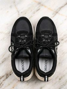 Black Chunky Sneakers