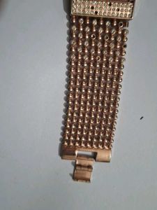 Trendiest  Rose  Gold Beaded Bracelet Watch