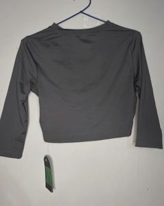 Grey Activewear Top