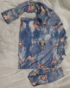 🌟y2k pinterest Angel Print Top