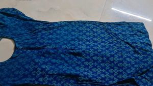 Blue Printed Blouse