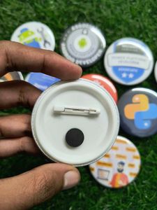 Pack Of 15 2 in One Badges