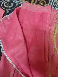 Elegant Pink Kurta Set with Pants