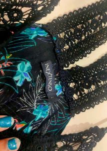 Multi Boho Floral Mini Jumpsuit 42 Bust