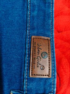 stylish Blue Denim Cargo Jeans