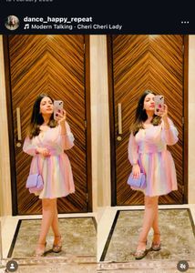 Rainbow Pastel Organza Dress