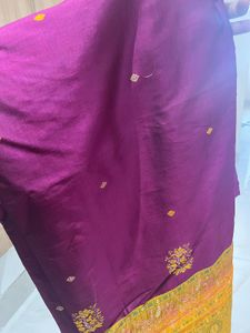 Vibrant Purple Ethnic Skirt with Dupatta