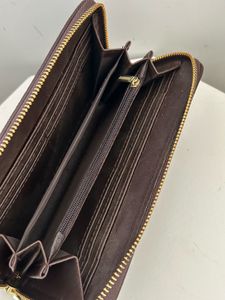 Coach Signature Zip Around Wallet