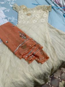 beautiful gown with cancan