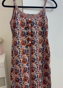 Anouk Strappy Boho Floral Print Kurta