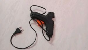 Compact Hot Melt Glue Gun – Black & Orange