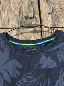Men's Blue Tropical Print Sweatshirt