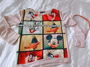 Combo Of Beautiful Jeans With Cute Micky Mouse Top