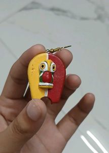 Unique Red &amp; Yellow Handcrafted Earrings