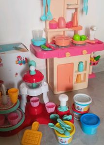 Kids Ice Cream maker and kitchen play set
