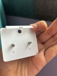 Daisy Stud Earrings with Crystals