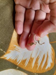 BUTTERFLY AND MUSHROOM EARRING🦋🍄