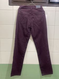 Classic Plum High-Waisted Jeans