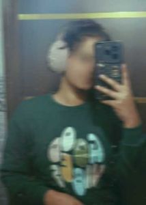 Graphic Print Green Sweatshirt