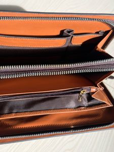 Kangaroo Kingdom Brown Leather Clutch Bag