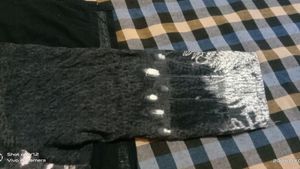 Elegant Black &amp; White Embroidered Kurti