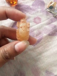 vintage citrine and aventurine Ganesh